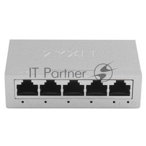Коммутатор Zyxel GS-105B v5, 5 портов 1000 Мбит/с