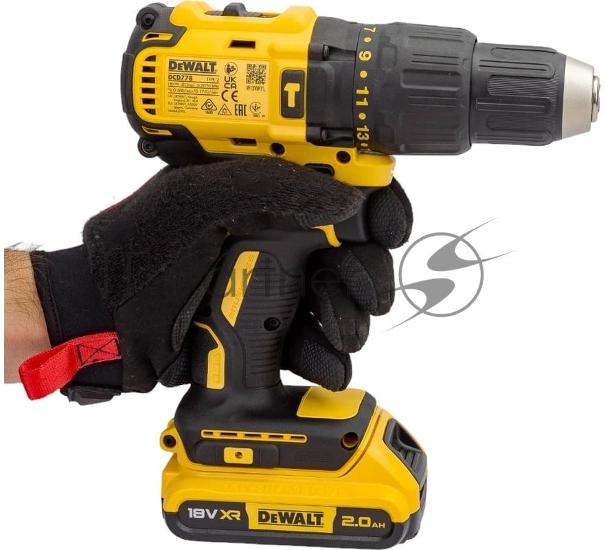 Дрель Dewalt Акку. удар. бесщеточная, 18В, 2 б DCD778D2T-QW