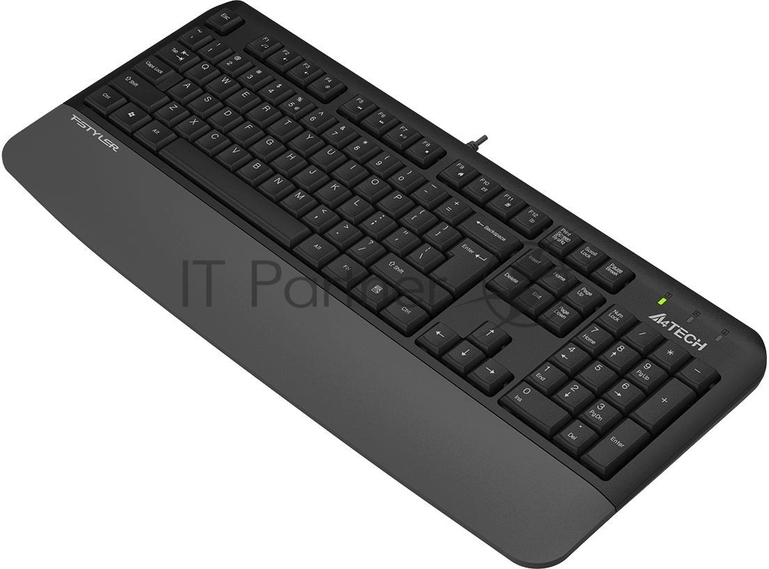 Клавиатура A4Tech Fstyler FK20 проводная, USB Type-A, серый