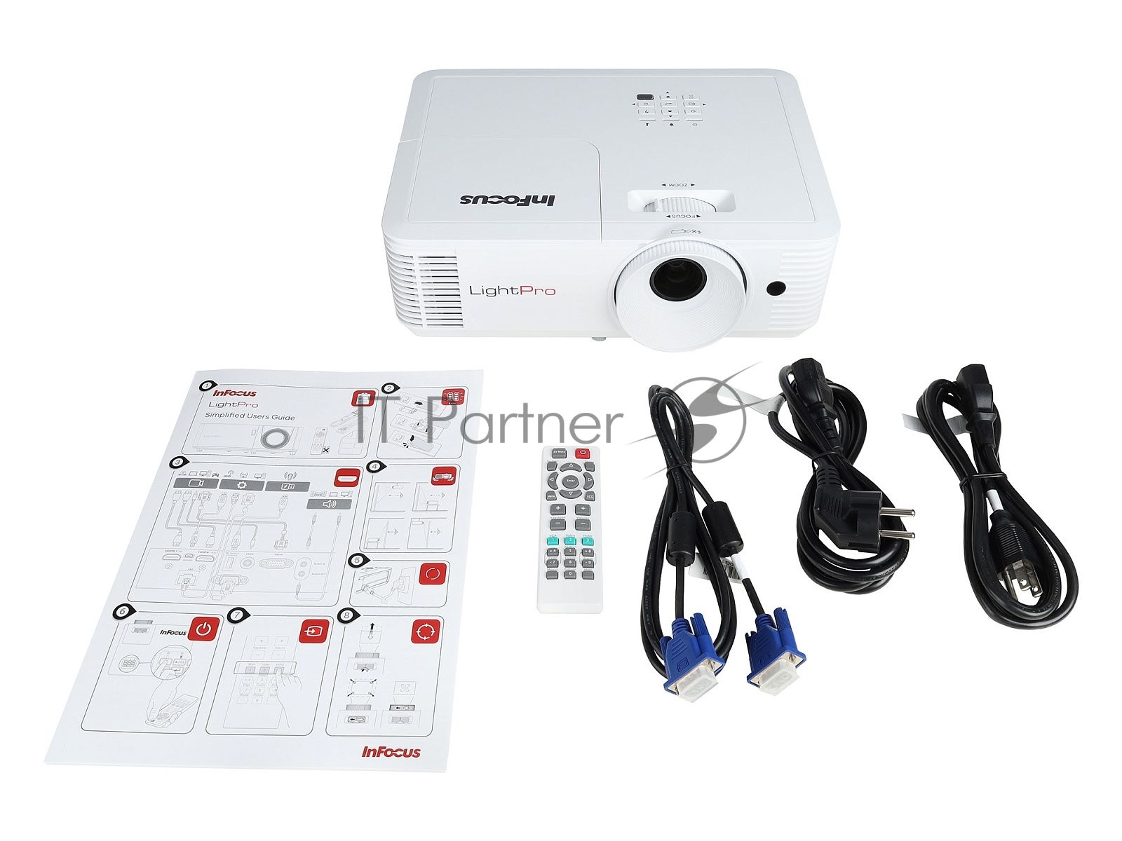 Проектор InFocus IN114.AA DLP, 4000 lm, XGA, 30 000:1, 1.94~2.16:1, HDMI 1.4, VGA in, S-Video, 3.5mm in/out, USB-A, лампа 15 000ч.(ECO mode), 3W, 27дБ, 2,9 кг, БЕЛЫЙ
