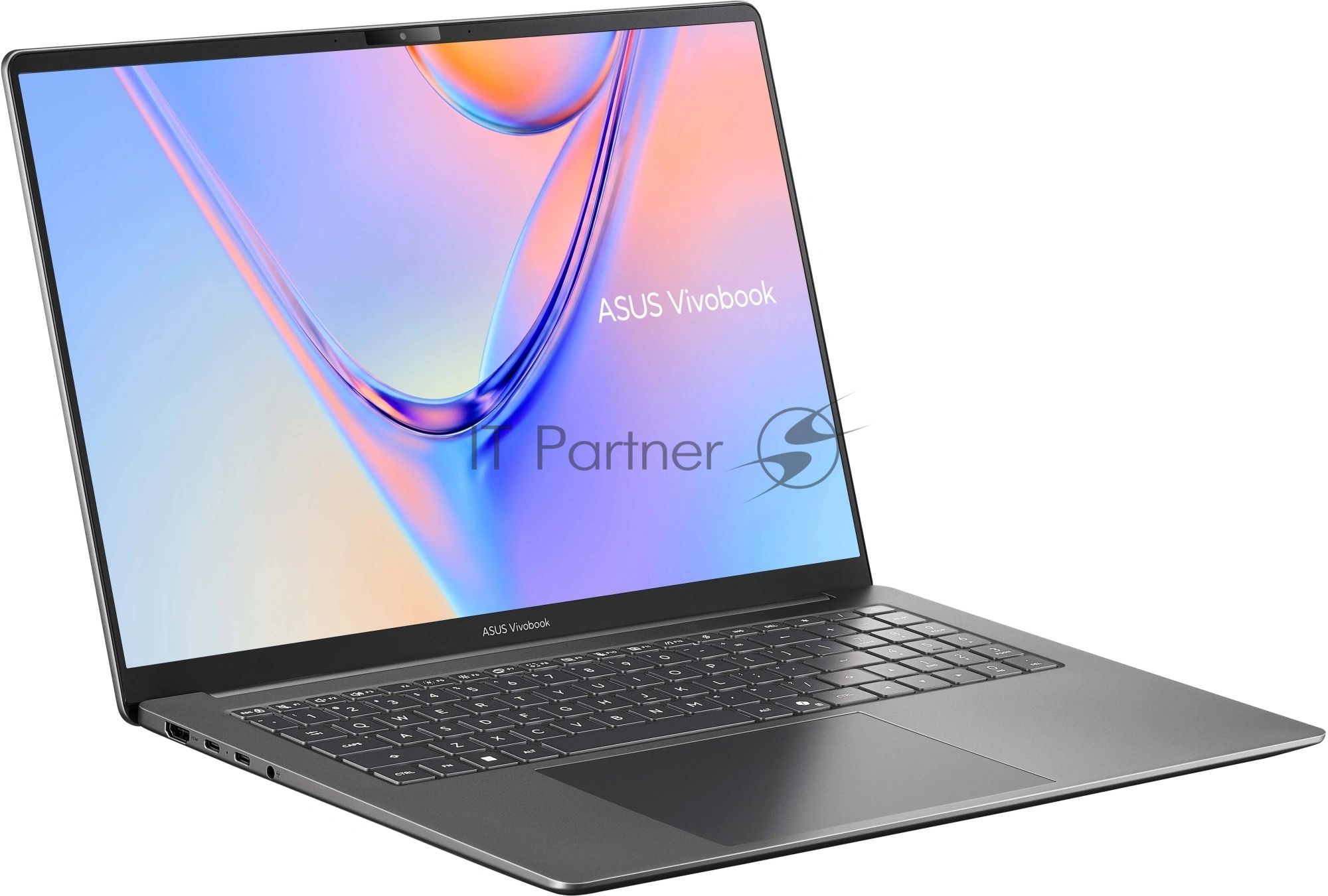 Ноутбук Asus VivoBook S16 S5652MA-TK122/16"/IPS/Intel Core 7 350/16Gb/512Gb SSD/Intel Graphics/без ОС/серый/1.5kg