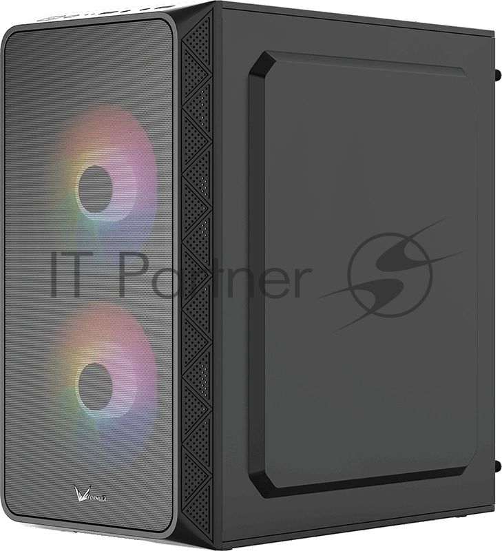 Корпус Formula Air Mesh G4 Plus AR Black, Mini-Tower, чёрный, 3 x 120 мм
