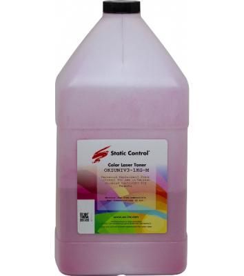 Тонер Static Control OKIUNIV3-1KG-M пурпурный флакон 1000гр. для принтера Oki C3300N/5500
