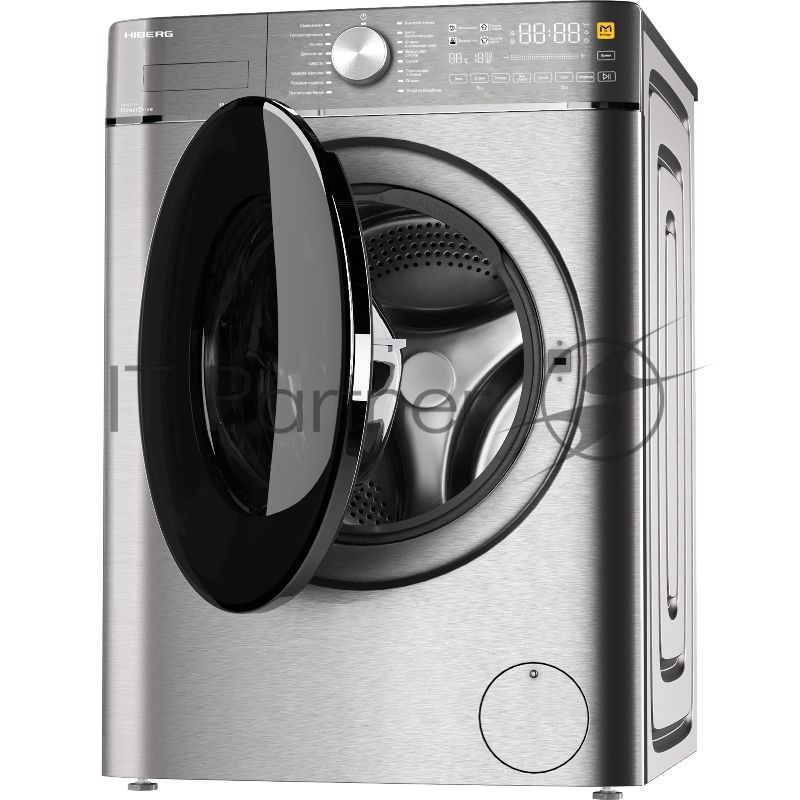 Стирально-сушильная машина HIBERG i-DDQ8 - 10614 Ss серый металлик, загр. фронтальная макс.: 10,5 кг 1400 об/мин класс: А+++