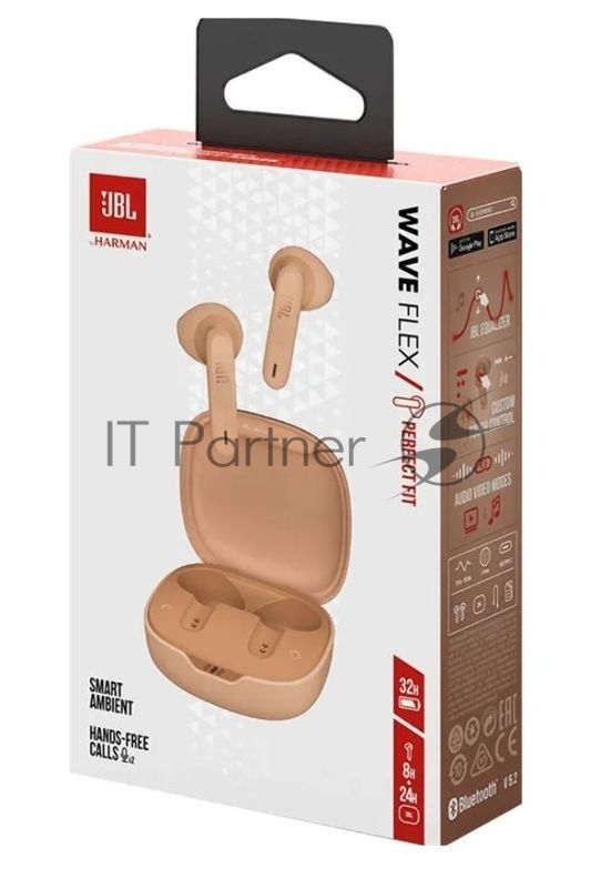 Наушники JBL Wave Flex TWS бежевый