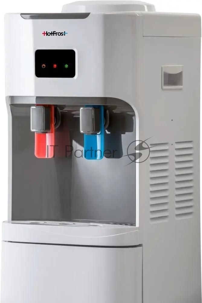 Кулер для воды HotFrost V115B, верхняя загрузка, нагрев 90 °С, охлаждение 10 °С, белый