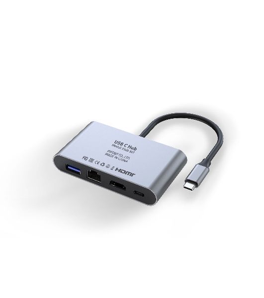 Распределитель Infobit iHub 301 3 подключения через 1 кабель USB-С