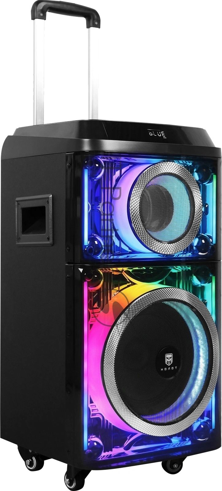 Колонка портативная Ural 103 черный 1200W 1.1 BT/3.5Jack/USB-C 15м 7000mAh