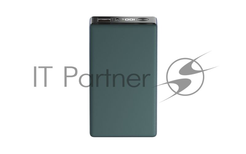Портативный аккумулятор OLMIO QX-20, 20000mAh, 22.5W, QuickCharge3.0/PowerDelivery, LCD, темно-зеленый