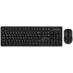 Комплект клавиатура+мышь A4Tech FStyler FG1200S беспроводной, USB, чёрный
