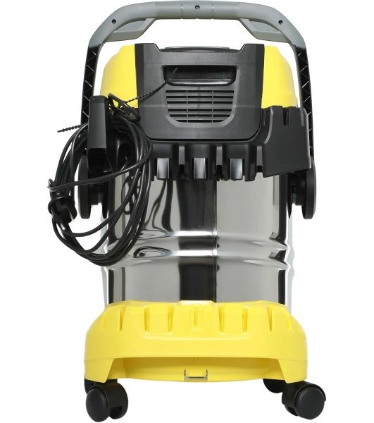Строительный пылесос Karcher WD 5 S V-25/5/22 желтый, 1100 Вт, уборка сухая/сбор воды, пылесборник мешок/контейнер, 25 л