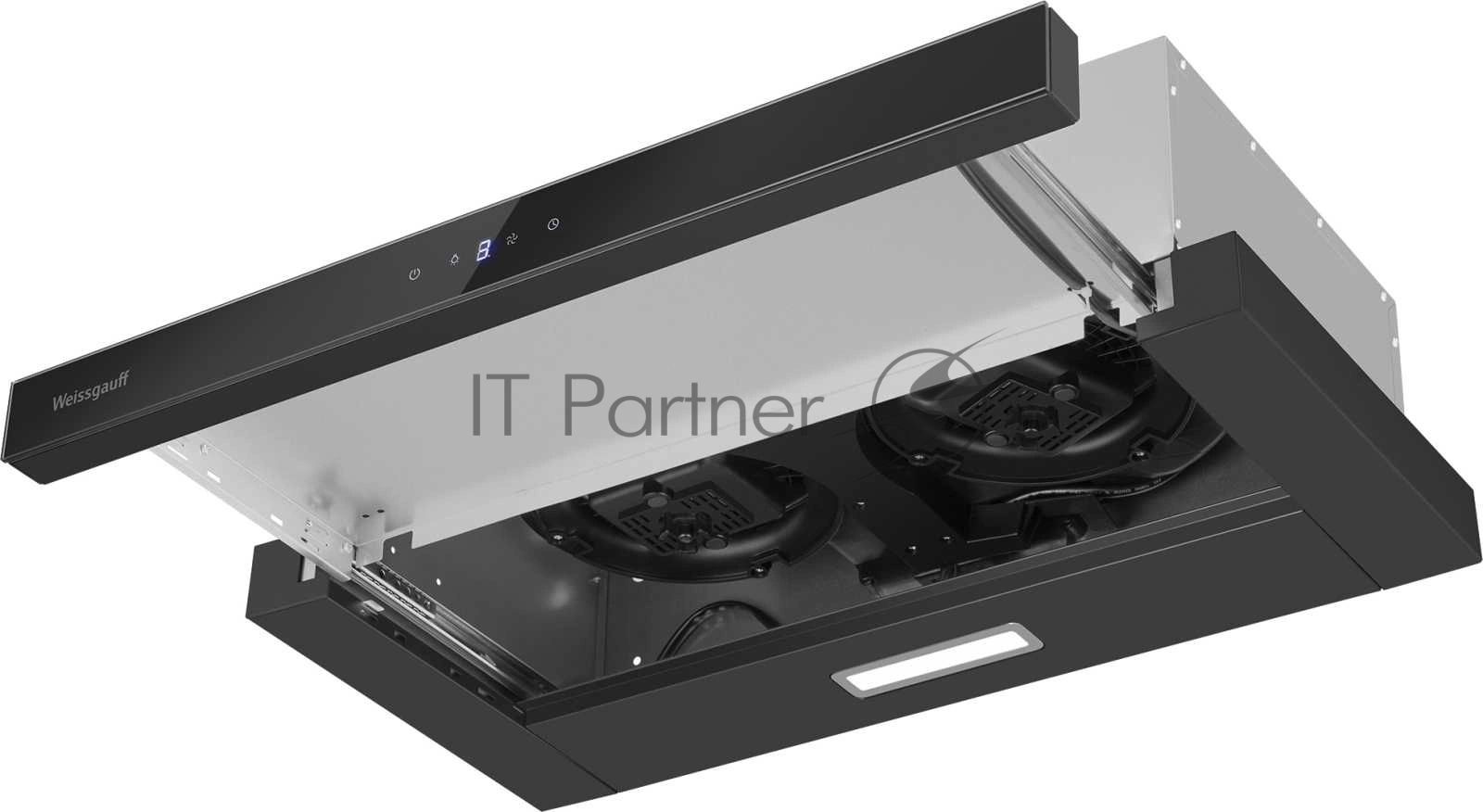 Вытяжка Weissgauff TEL 600 2M Touch Black Glass