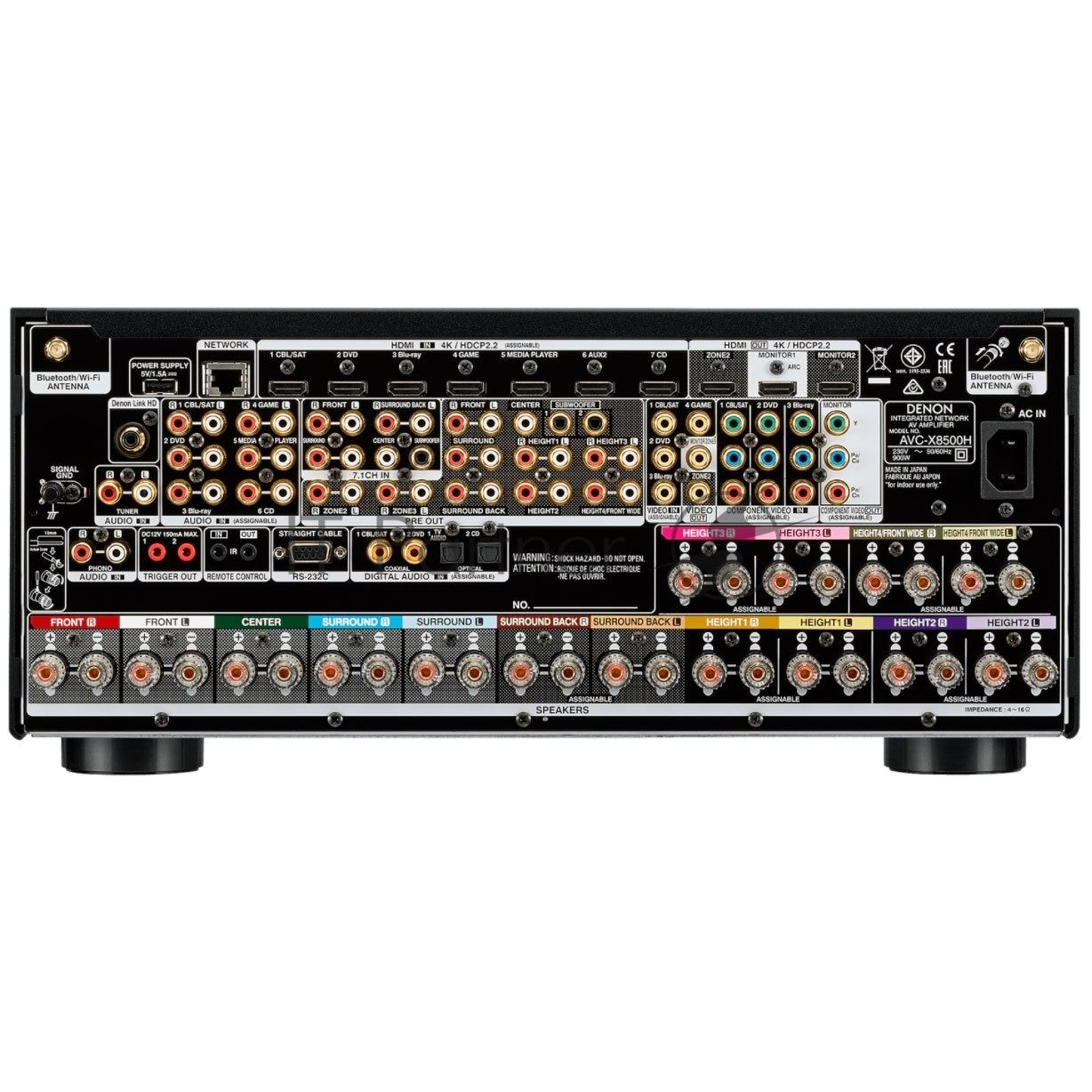 Ресивер AV Denon AVC-X8500HA, 13.2, черный