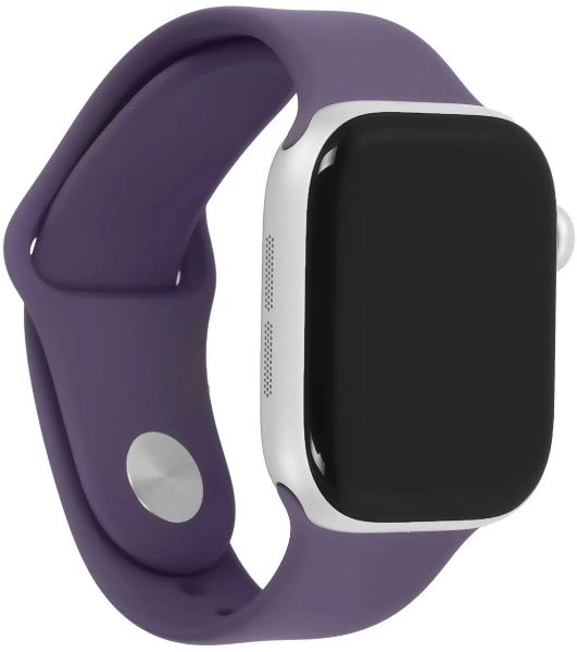 Умные часы Apple Watch Series 11 A3331, 1.77" OLED, Wi-Fi, Bluetooth, IPNX, серебристый, фиолетовый