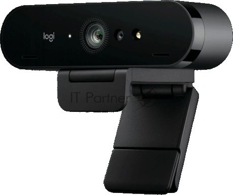 Веб-камера Logitech BRIO 4K C1000e 4096x2160, 30 кадр/с, USB, микрофон, автофокус, крепление на мониторе