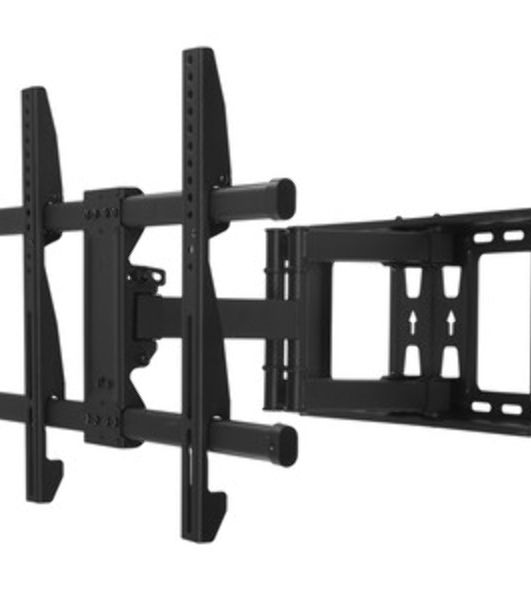 Кронштейн для телевизора Kromax GALACTIC-57 черный 32"-75" макс.60кг настенный поворотно-выдвижной и наклонный
