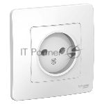 Розетка СП Blanca 16А 250В без шторок без заземл. бел. SchE BLNRS000011