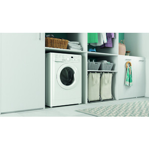 Стиральная машина Indesit IWSD6105 (CIS) L(R) белый, загр. фронтальная макс.: 6 кг 1000 об/мин класс: А