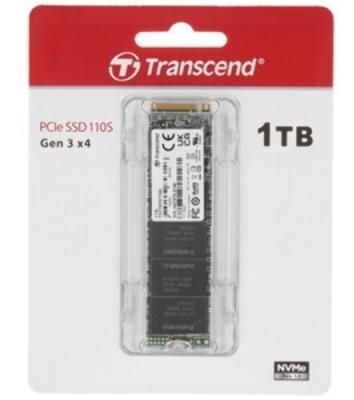 Накопитель SSD Transcend SSD MTE110S, 2048Gb, M.2(22x80мм), NVMe, PCIe 3.0 x4, 3D TLC, R/W 2500/1700Mb/s, IOPs 200 000/250 000, TBW 800, DWPD 0.2 (12 мес.)