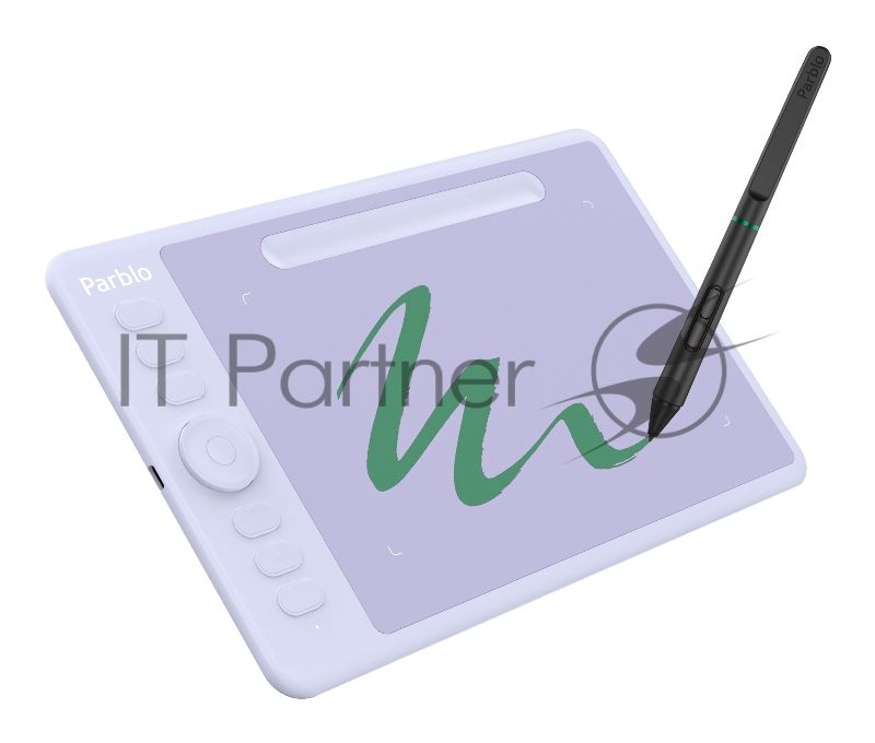 Графический планшет Parblo Intangbo S USB Type-C пурпурный
