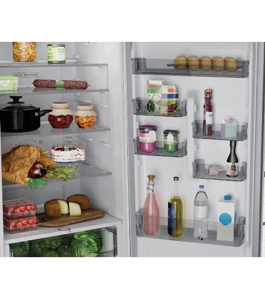 Холодильник Hotpoint HT 6200 W белый двухкамерный 240/83л морозилка снизу, No Frost