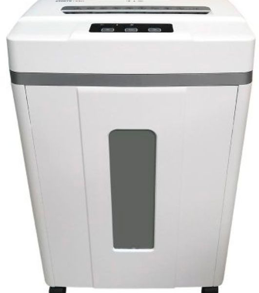 Шредер Office Kit S200TSCD 0,8x2 белый (секр.P-7) фрагменты 6лист. 25лтр. скобы пл.карты CD