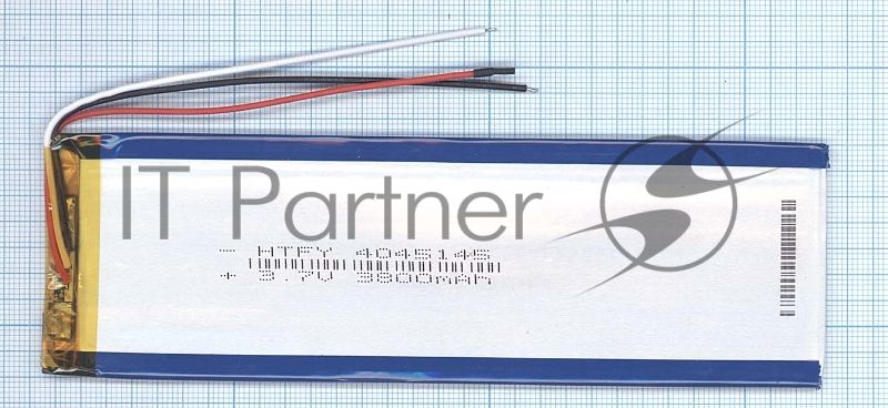 Аккумулятор Li-Pol (батарея) 4x45x145мм 3pin 3.7V/3800mAh