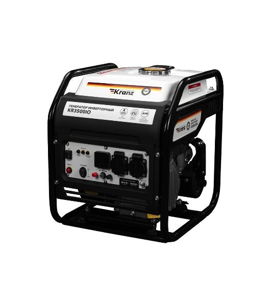 Электрогенератор бензиновый инверторный Kranz KR3500IO, 3.5 кВт, 96 дБ, 27 кг