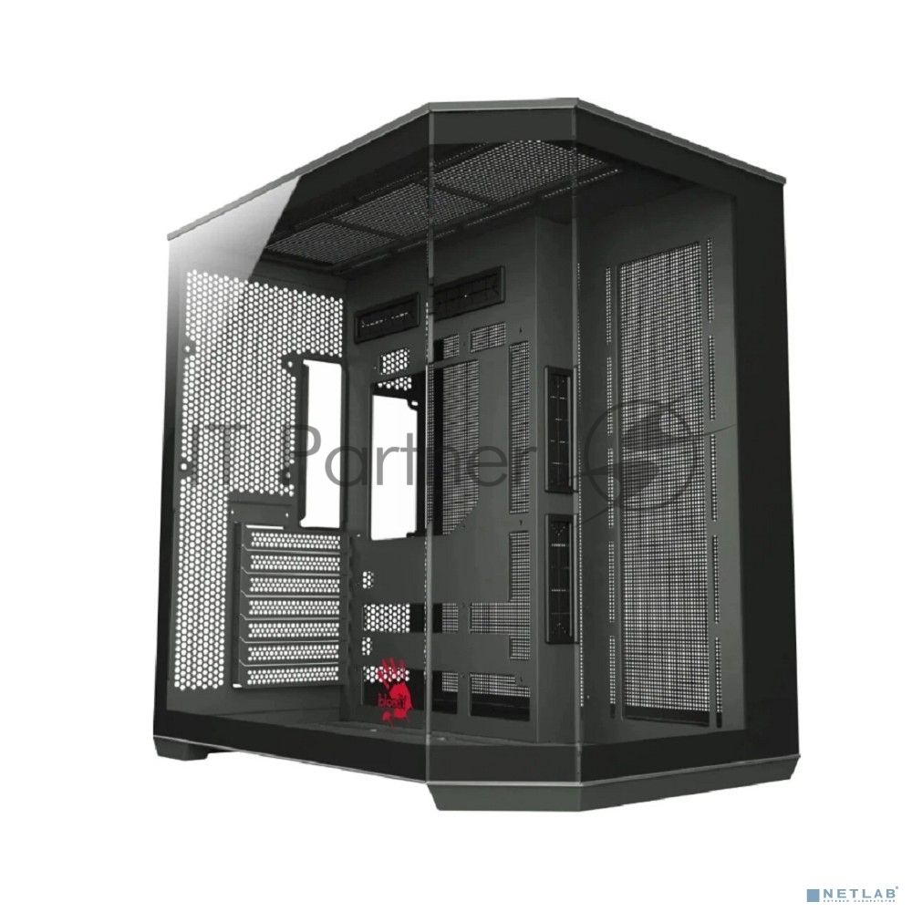 Компьютерный корпус Bloody BD-CC109 черный без БП ATX 10x120мм 2xUSB3.0 audio
