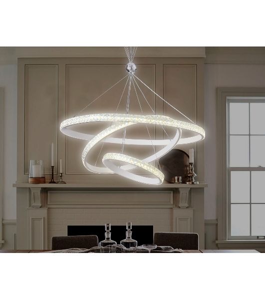 Светильник Ambrella light FA6157/3 WH белый 3000K/4200K/6400K 106W D700*890 (ПДУ РАДИО 2.4G)