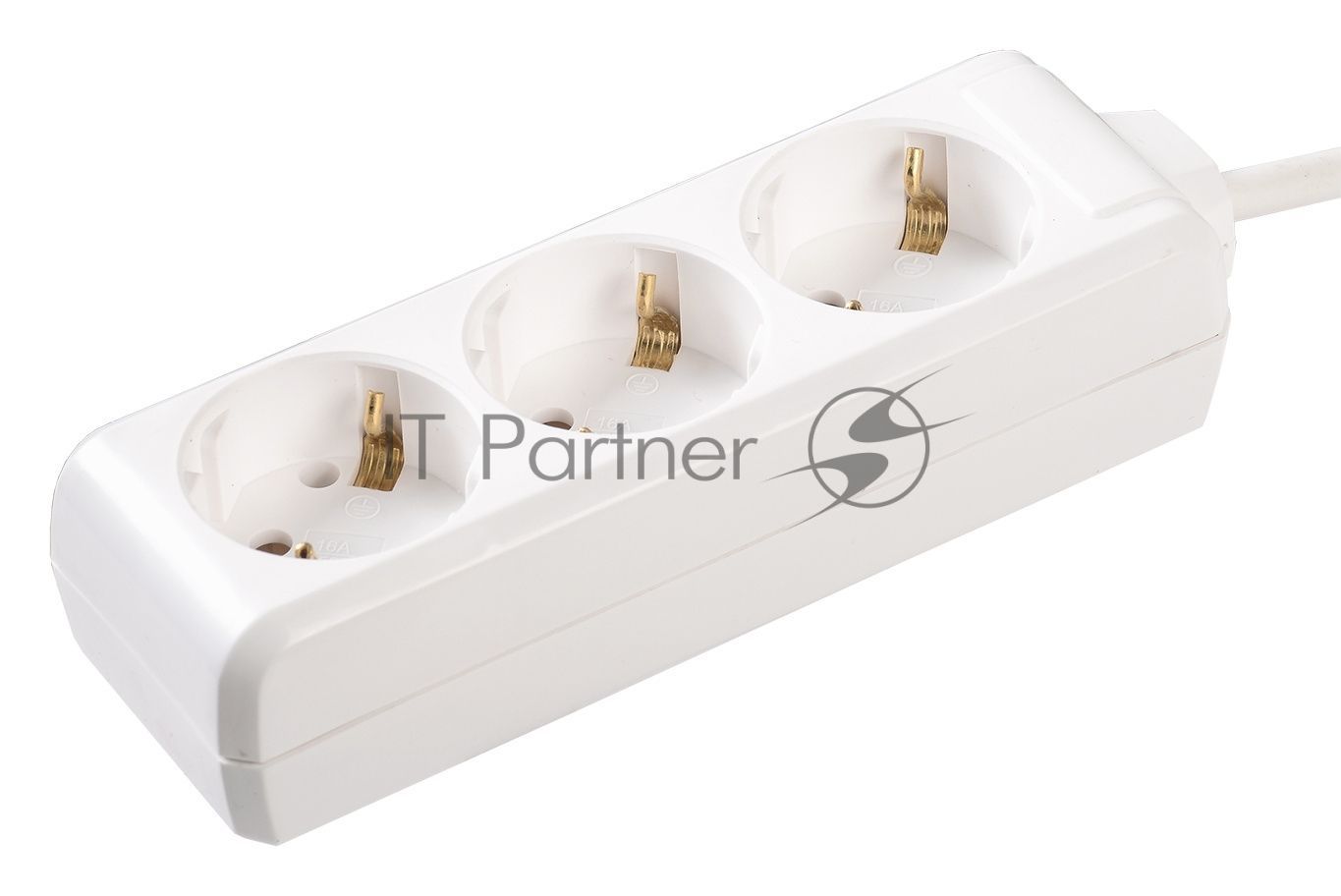 Удлинитель 3х3 м с заземл. 16А IP20 У03 2P+PE IEK WYP10-16-03-03-Z-N