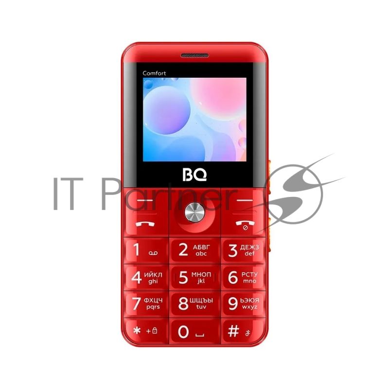 Мобильный телефон BQ 2006 Comfort красный/черный