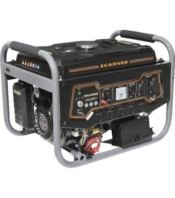 Электрогенератор бензиновый Carver PPG-3900АE, 3.2 кВт, 65дБ, 46 кг