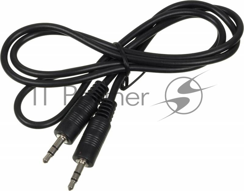 Кабель аудио Ningbo Jack 3.5 (m)/Jack 3.5 (m) 1м. черный