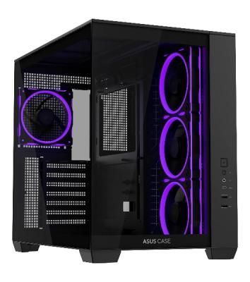 Корпус ASUS A32 Plus, Midi-Tower, чёрный, 4 x 120 мм