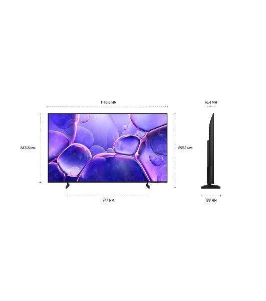 Телевизор Samsung 50" UE50U8000FUXRU черный DLED UHD Tizen 60Hz Smart TV