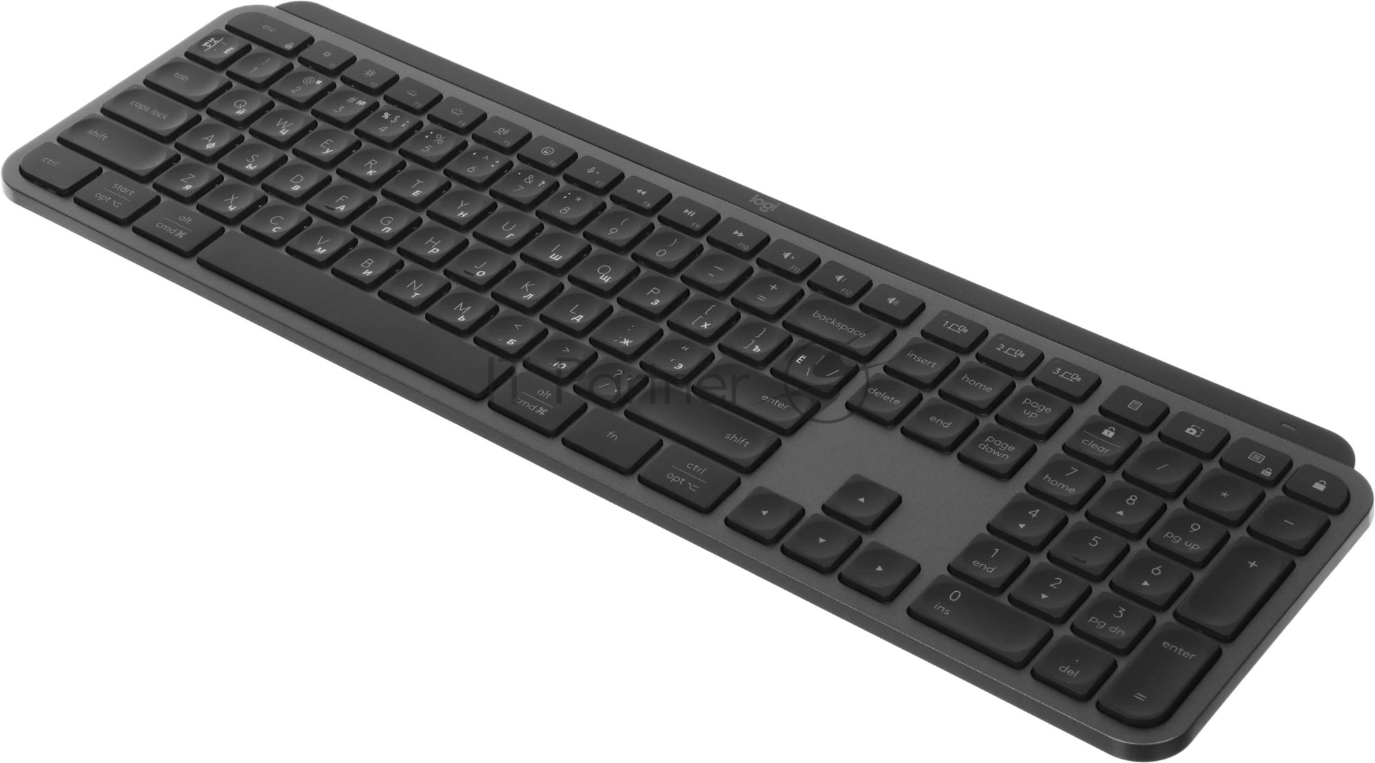 Комплект клавиатура+мышь Logitech MX Keys S Combo беспроводной, USB, 8000 DPI, серый
