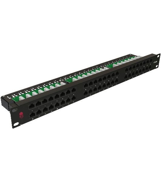Патч-панель Sysmatrix PP 1901U.S485EU.M 19" 1U 48xRJ45 кат.5E