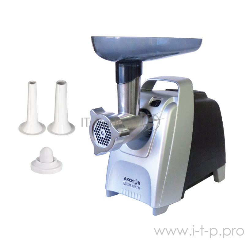 Мясорубка электрическая Аксион М62.01 черный-серебристый