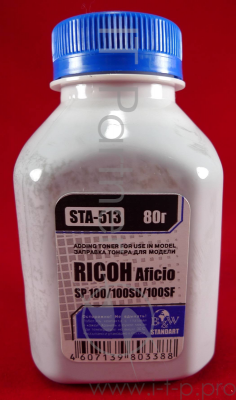 Тонер для Ricoh Aficio SP 100/200/202/203 (фл,80г) B&W Standart фас России