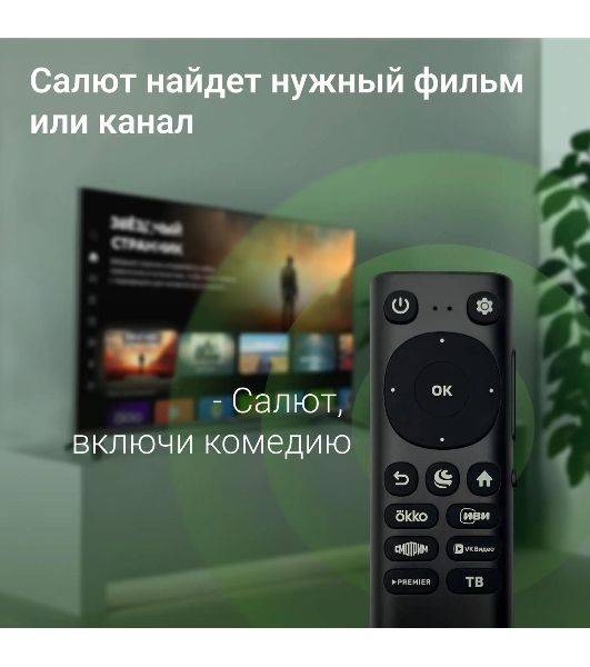 Телевизор Digma 55" DM-LED55UBB40 черный LED UHD 60Hz Салют ТВ