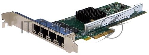 Сетевой адаптер Quad Port Copper Gigabit Ethernet PCI Express Server Adapter Intel® based (PE2G4I35L) OEM (аналог Intel I350-T4)