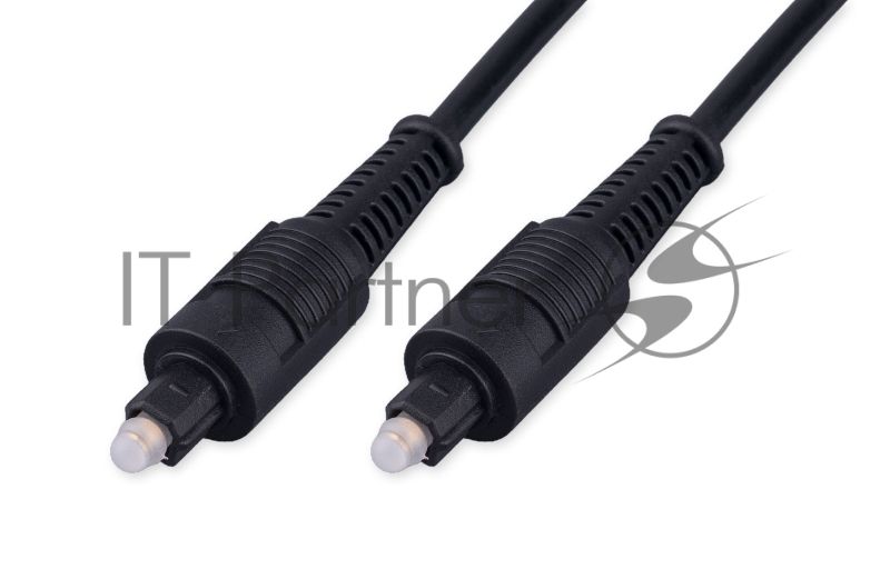 Кабель оптический Cablexpert CC-OPT-3M-N, Toslink 2xODT M/M, 3м, черный, пакет