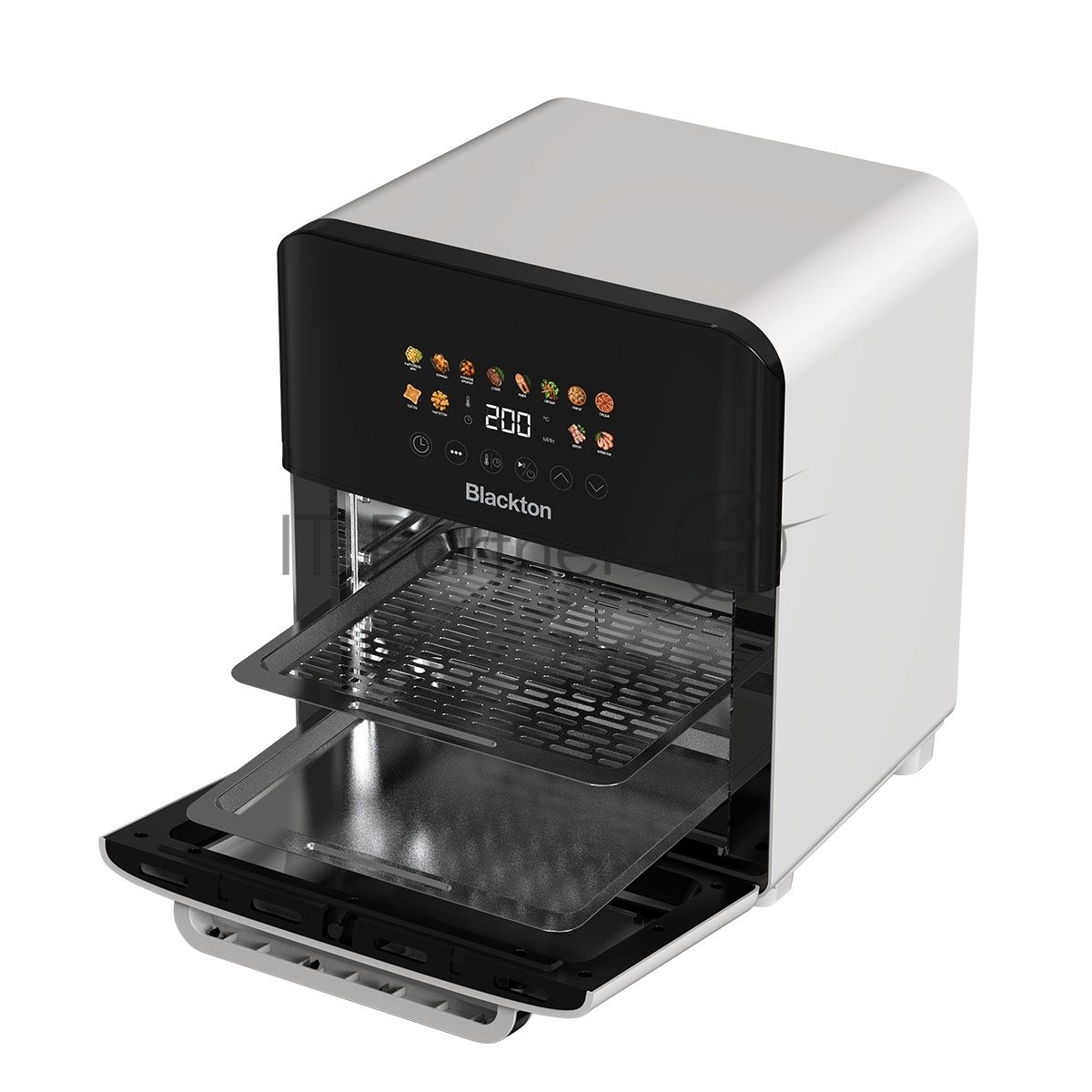 Аэрогриль Blackton Bt AF106S белый, 1700 Вт, 10 л, сенсор, 12 программ