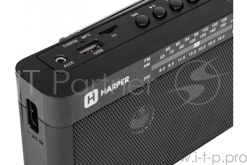 Радиоприемник Harper HDRS-377 черный