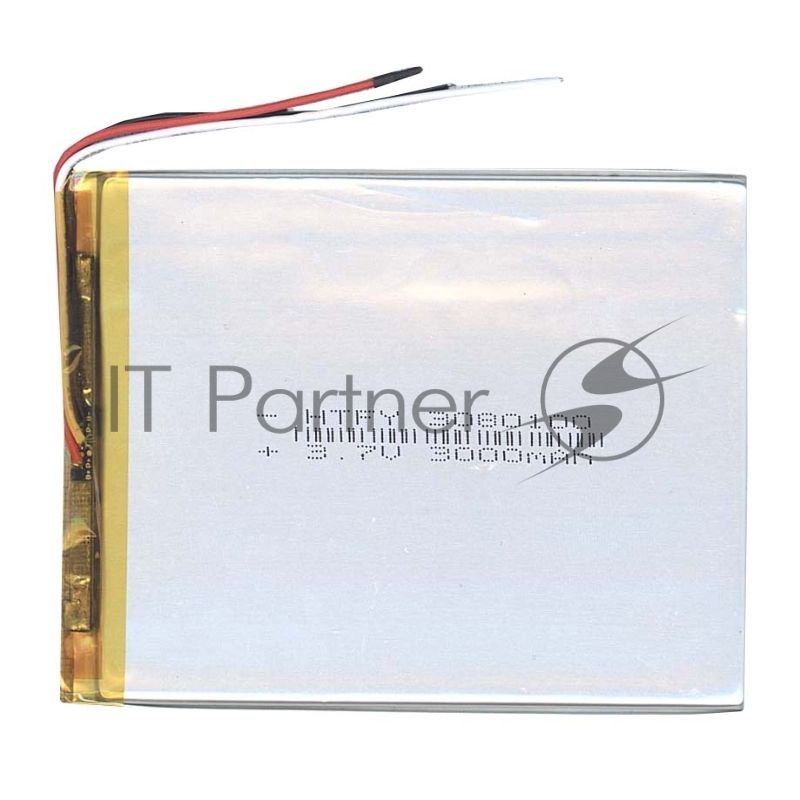 Аккумулятор Li-Pol (батарея) 3x80x100мм 3pin 3.7V/3000mAh