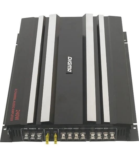 Усилитель автомобильный Digma DCP-400 четырехканальный