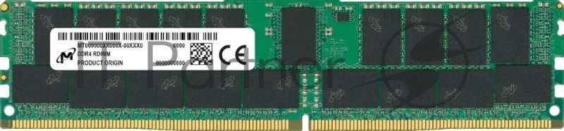 Оперативная память Micron MTA18ASF2G72PDZ-2G9E1, DDR4, 16Gb (1x16 Gb), 2933 MHz, CL21, RDIMM