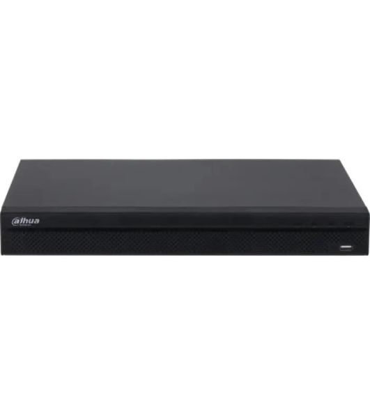 Видеорегистратор IP 32-канальный DAHUA 4K и H.265+. Входящий поток до 160 Мбит/с; сжатие: Н.265+/H.265+, H.265, H.264+, H.264+/H.264; разрешение записи до 12Мп; накопители: 2 SATA III до 20Тбайт; воспр