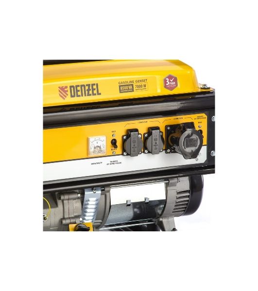 Электрогенератор бензиновый Denzel GE 8900, 8.5 кВт, 99 дБ, 86 кг